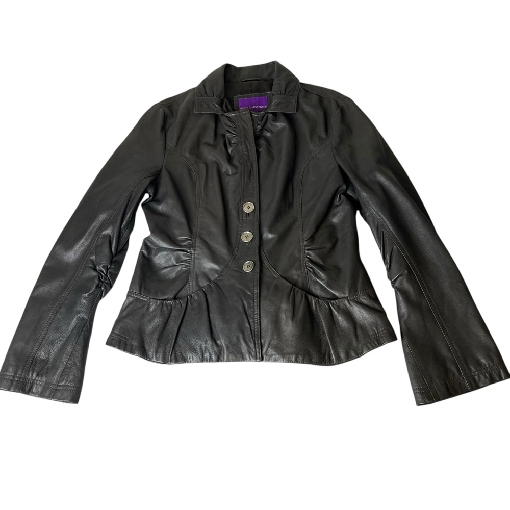 Bod & Christensen Women’s Medium Brown Leather Jacket